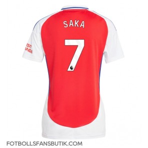 Arsenal Bukayo Saka #7 Replika Hemmatröja Damer 2024-25 Kortärmad